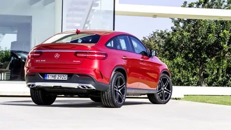 Mercedes-Benz GLE Coupe: imagini şi informaţii oficiale cu rivalul lui BMW X6