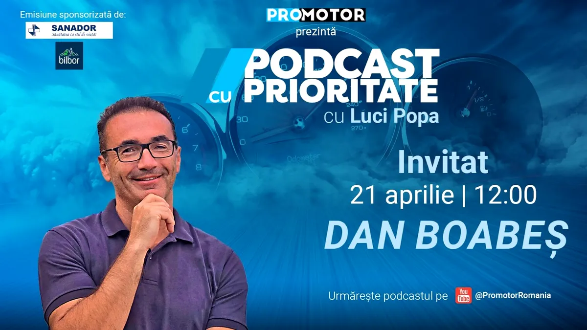 „Podcast cu Prioritate” by ProMotor, episodul 72: Dan Boabeș demontează mituri despre taximetria bucureșteană