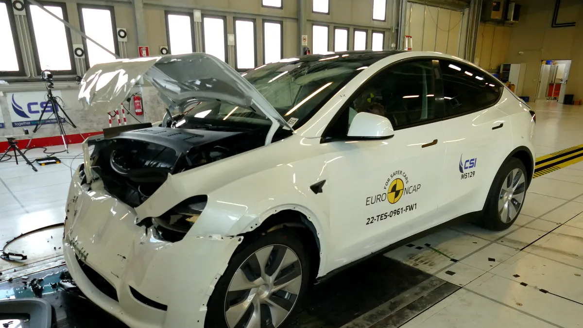 Tesla Model Y, campion în materie de siguranță la EuroNCAP