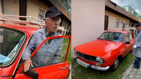 Despărțire grea - Un șofer de 80 de ani își vinde Dacia 1300 din 1979