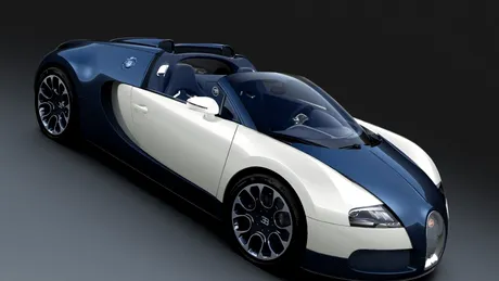 Bugatti Veyron Grand Sport Blue Carbon Geneva 2010