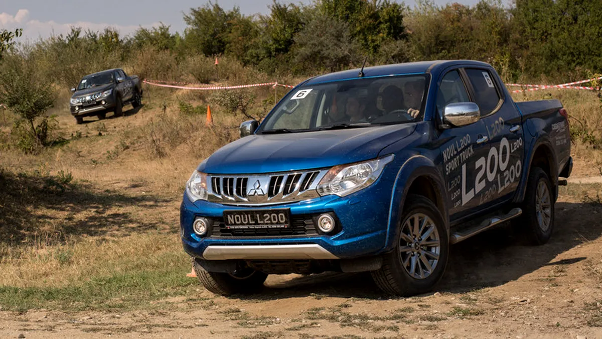 Test de prim contact cu noul Mitsubishi L200 (2015)