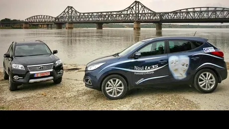 Comparativ Hyundai ix35 vs. concurenţa - Ep. I: ix35 vs. RAV4