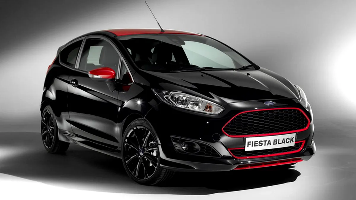 Ford lansează ediţiile speciale Fiesta Red şi Fiesta Black: mini ST
