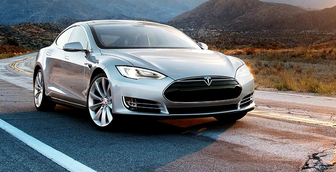 Preţul de pornire în Europa pentru limuzina electrică Tesla Model S: peste 60.000 de euro