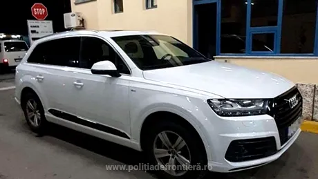 Un Audi Q7 a fost confiscat de vameși la Giurgiu
