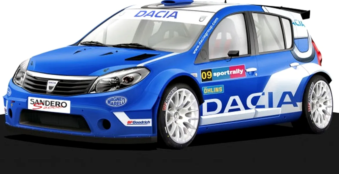 Dacia Sandero in IRC cu Nicolas Prost