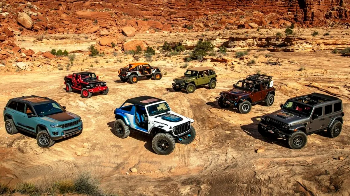 Jeep va prezenta la Easter Safari 2022 șapte concepte off-road