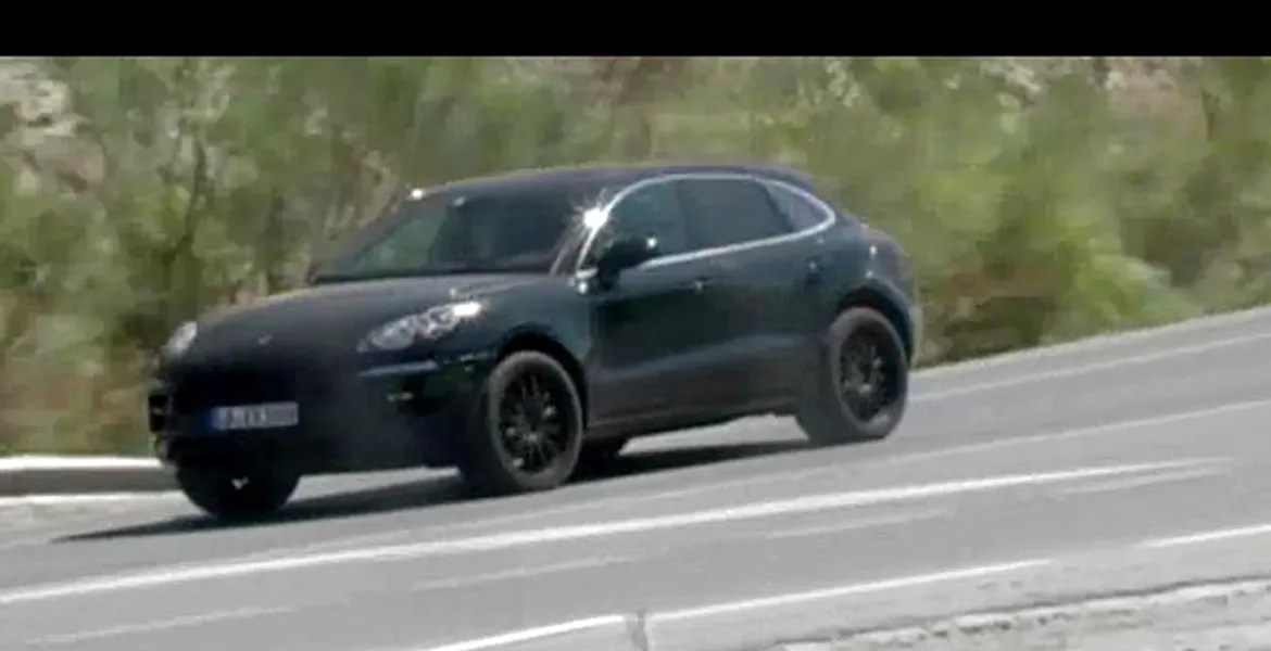 Video spion cu noul Porsche Macan
