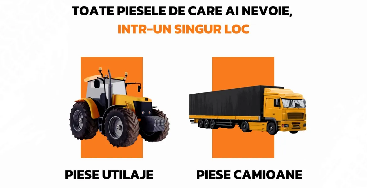 Furnizor de piese camioane, piese utilaje de construcții noi și second-hand