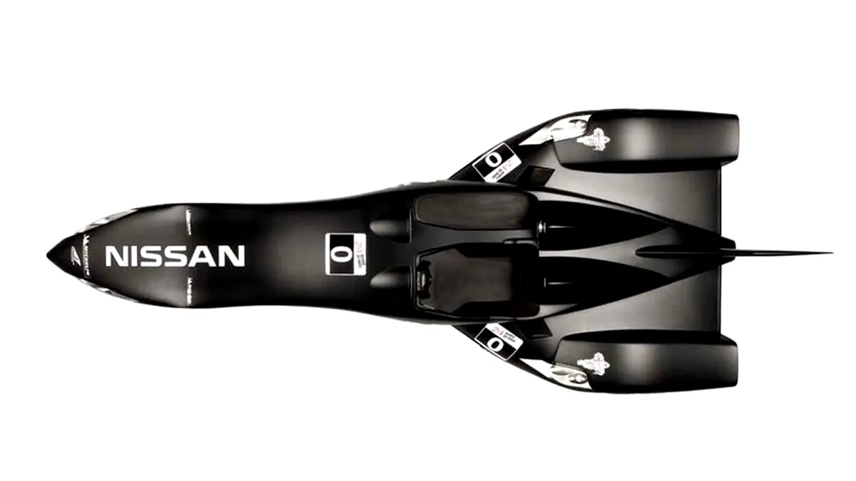 Nissan DeltaWing - ”batmobilul” cu motor Nissan pregătit pentru Le Mans 24h