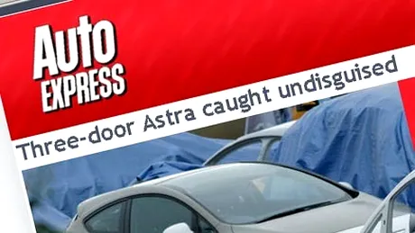 Poze spion cu noul Opel Astra GTC