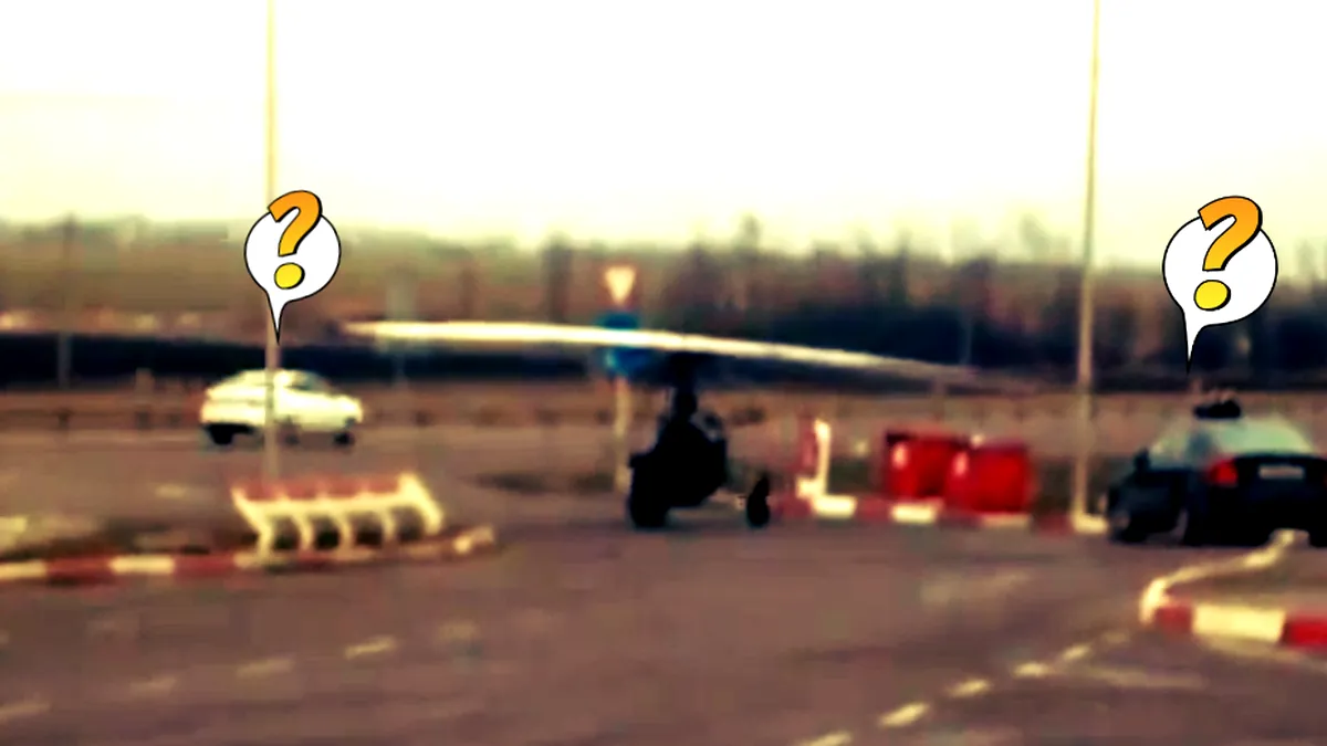 VIDEO: Alimentezi, intri pe autostradă şi...decolezi, în Rusia