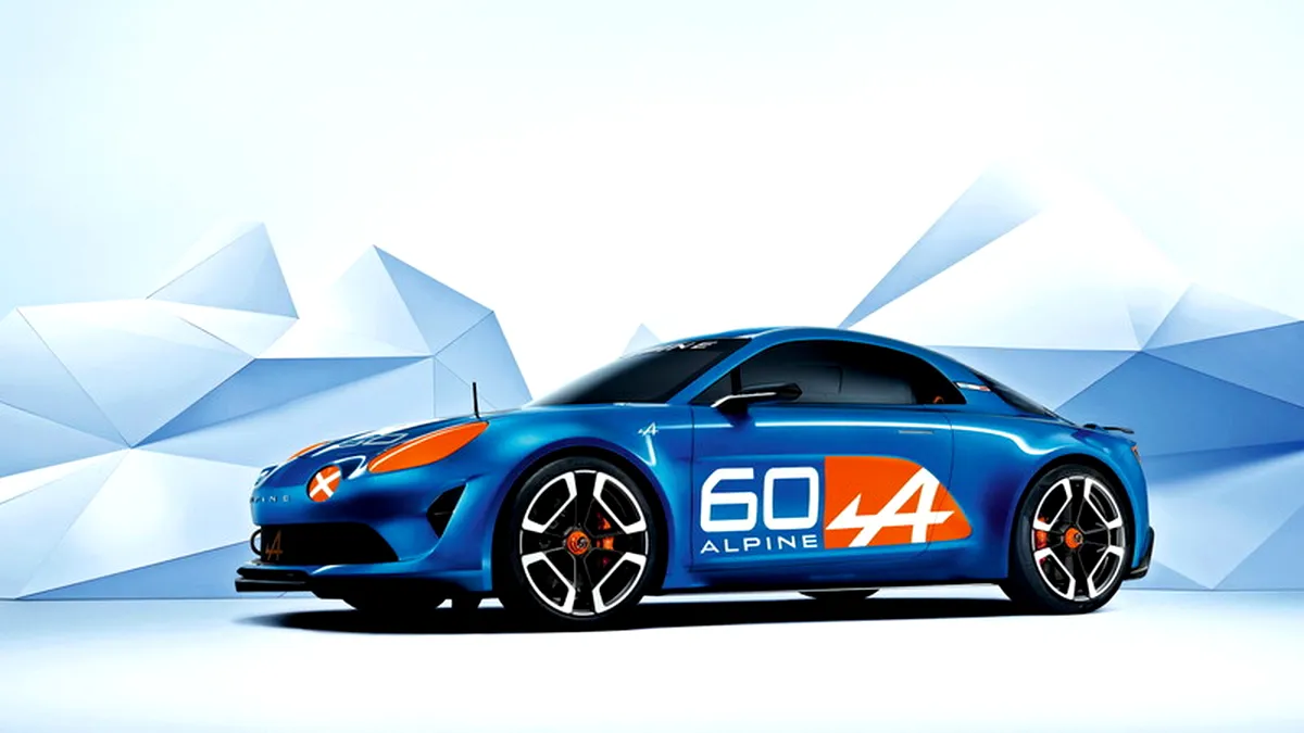 Renault Alpine Celebration Concept anunţă întoarcerea Renault la sportivitate