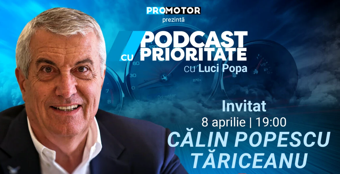 Podcast cu Prioritate episodul 5. Invitat Călin Popescu-Tăriceanu