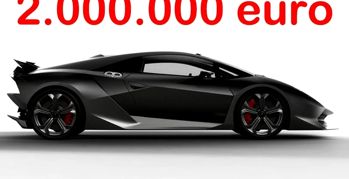 Exclusivitate italiană: Lamborghini Sesto Elemento va costa 2 milioane de euro