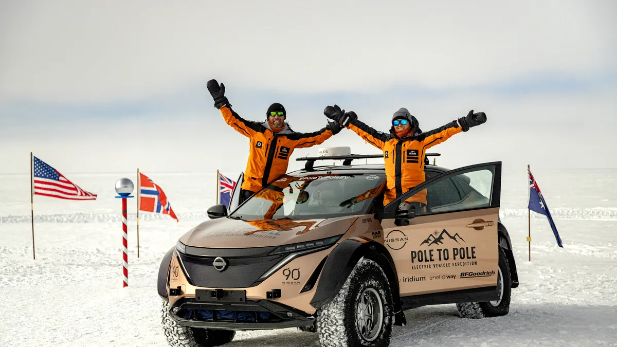 Nissan Ariya este prima mașină electrică ce a călătorit de la Polul Nord la Polul Sud