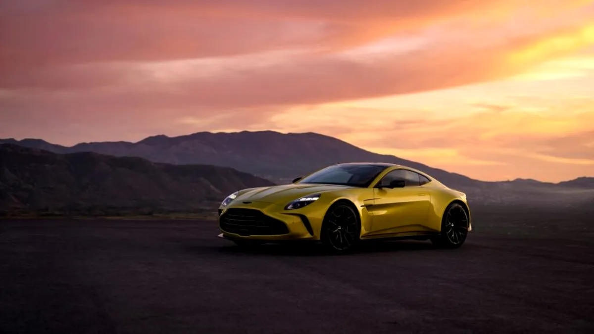 Noul Aston Martin Vantage livrează mai multă putere și un design mai matur - VIDEO