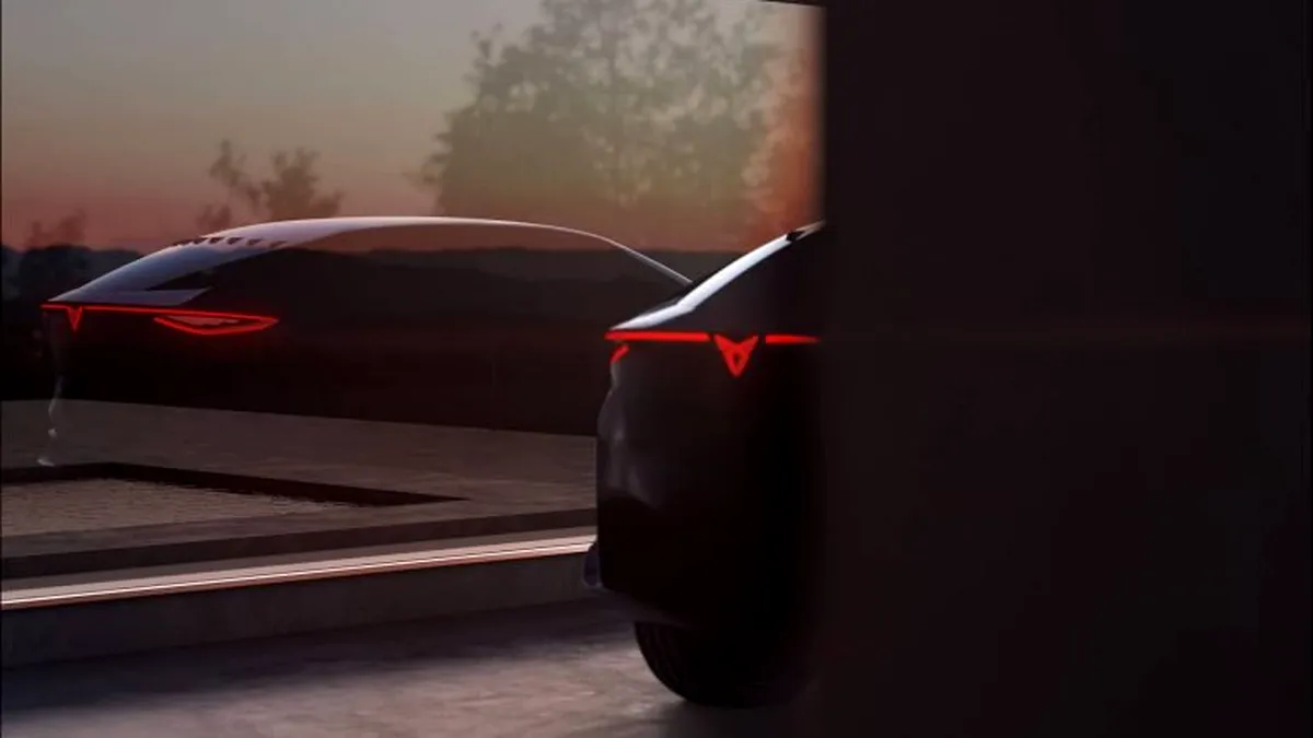 Primul teaser cu interiorul conceptului electric Cupra - FOTO