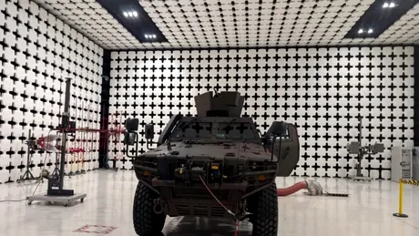 Primul laborator de testare a amprentei electromagnetice pentru vehicule militare din Europa Centrală și de Est, deschis în România în acest an. La cât se ridică investiția?