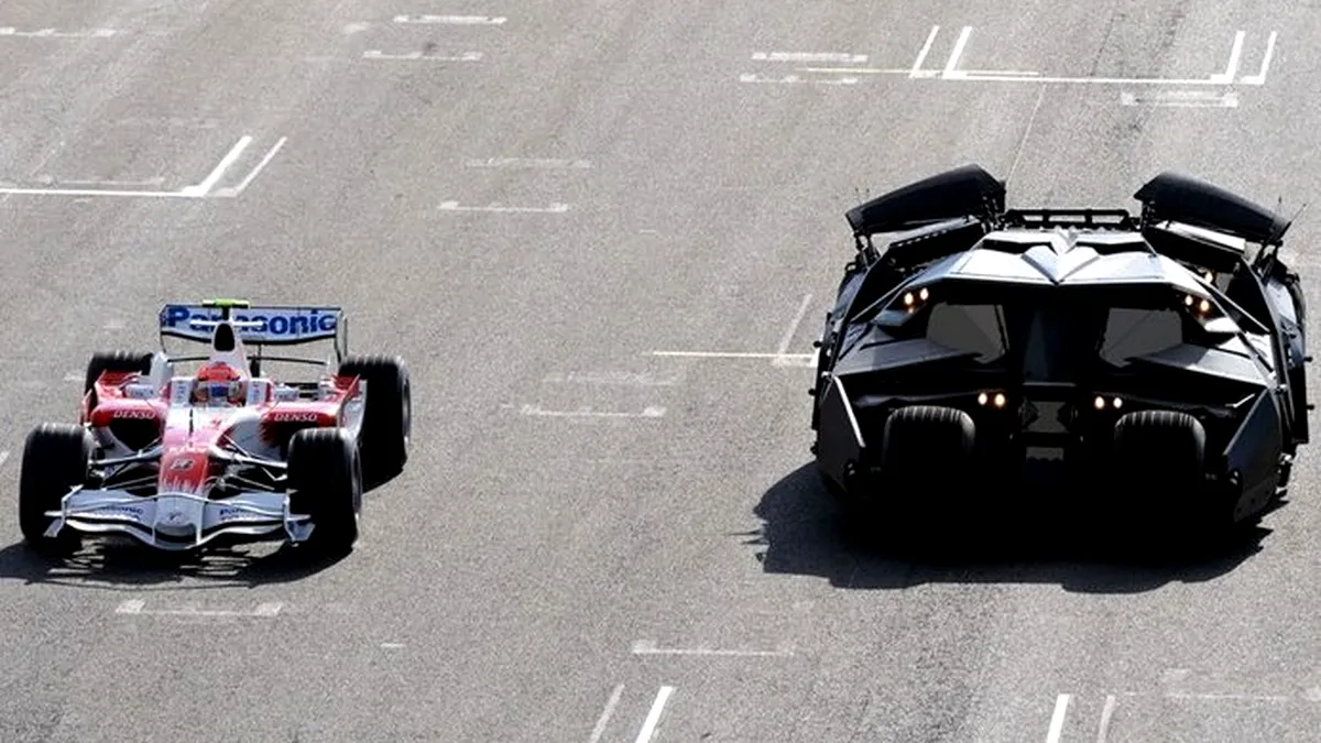 Toyota F1 Car vs Batmobile
