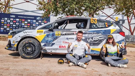 Norbert și Francesca Maior sunt vicecampioni mondiali în Junior WRC