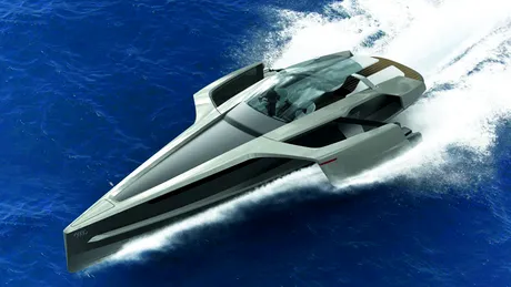Concept Design: Audi Trimaran Hybrid Yacht