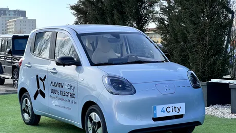 Foto | Allview lansează 4City, noua lor mașină electrică de oraș. Cât costă, și ce autonomie are?