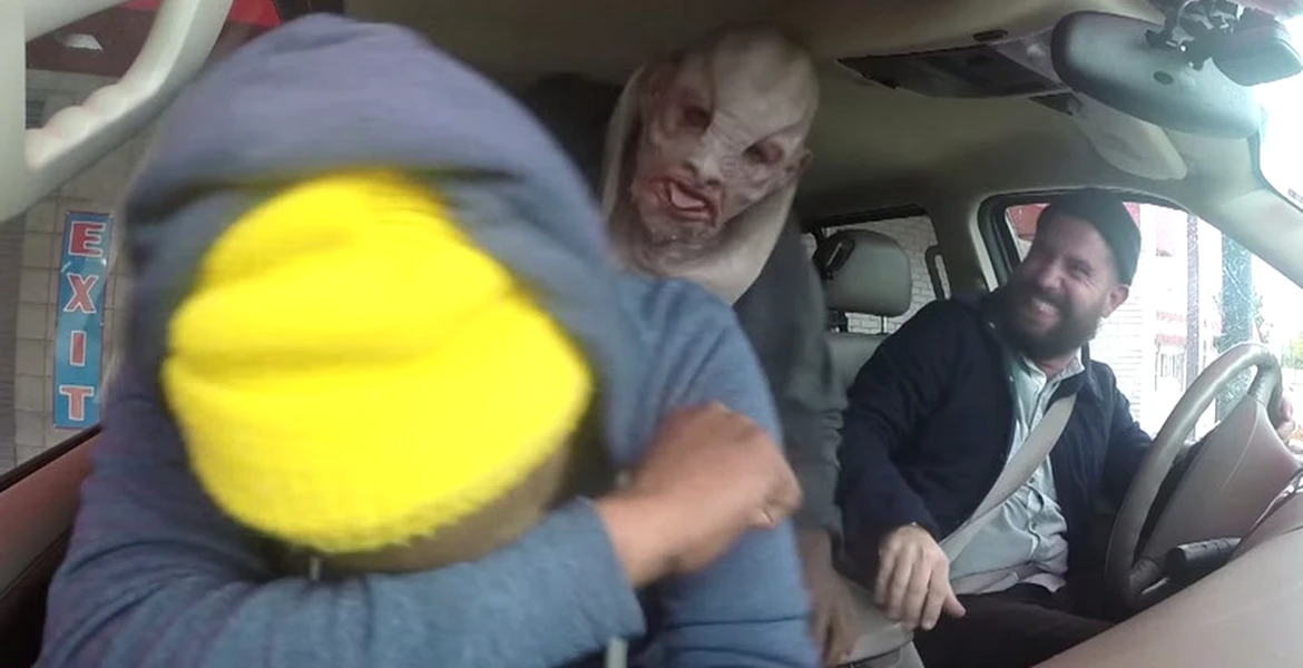 Ford sărbătoreşte Halloweenul mai devreme cu o farsă în spălătoria auto. VIDEO