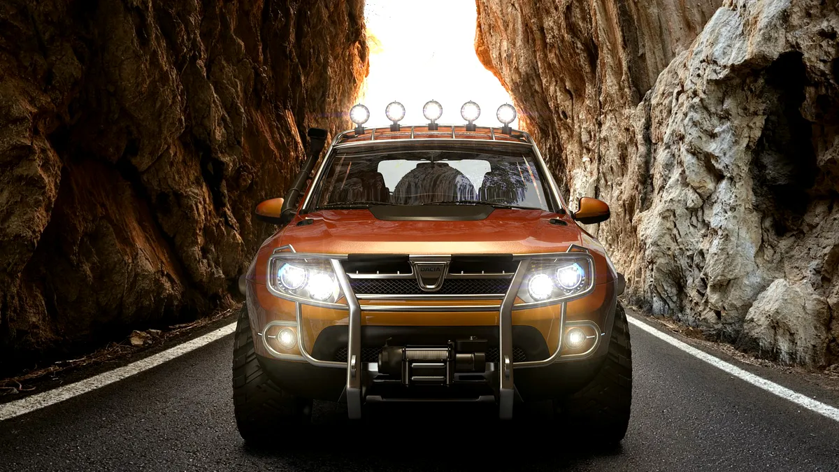 Concept Dacia Duster, preparat pentru off-road