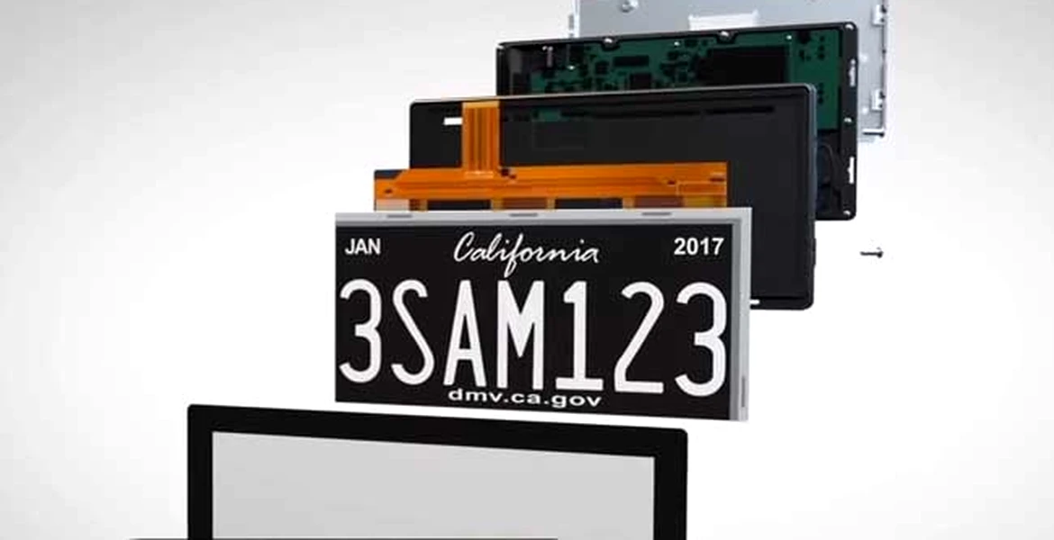 Plăcuţele de înmatriculare digitale sunt testate în California – VIDEO
