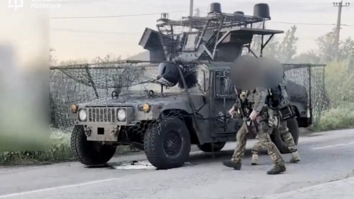 VIDEO | Momentul în care un Humvee ucrainean este lovit direct de o dronă FPV. Motivul pentru care militarii adoră vehiculul american