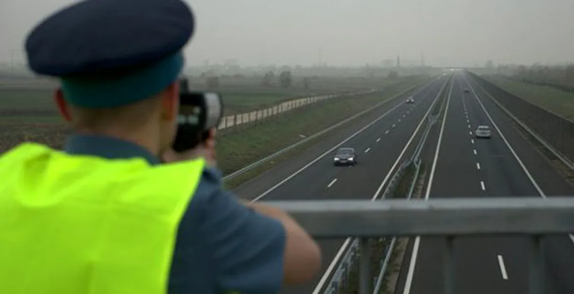 Viteza record cu care a fost prins un şofer pe A3