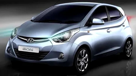 Primele schiţe cu Hyundai Eon, noul model de clasă mini