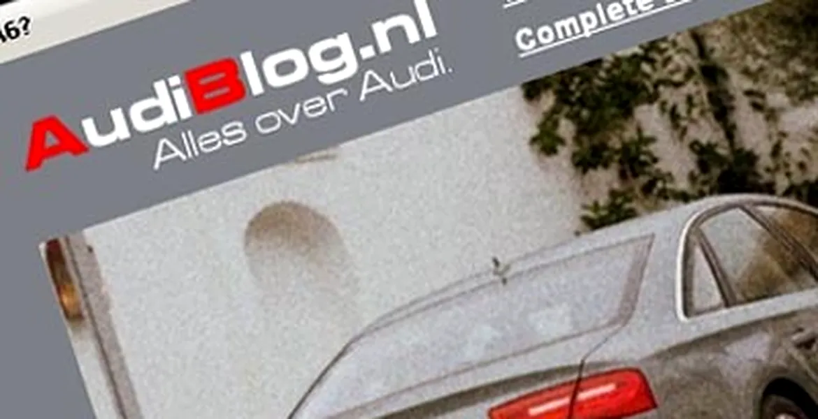 Poze spion sau photoshop cu noul Audi A6?