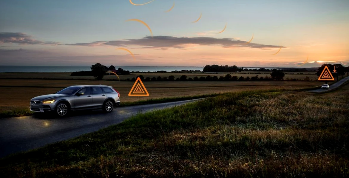 Maşinile Volvo din Europa se vor avertiza reciproc în legătură cu drumurile periculoase