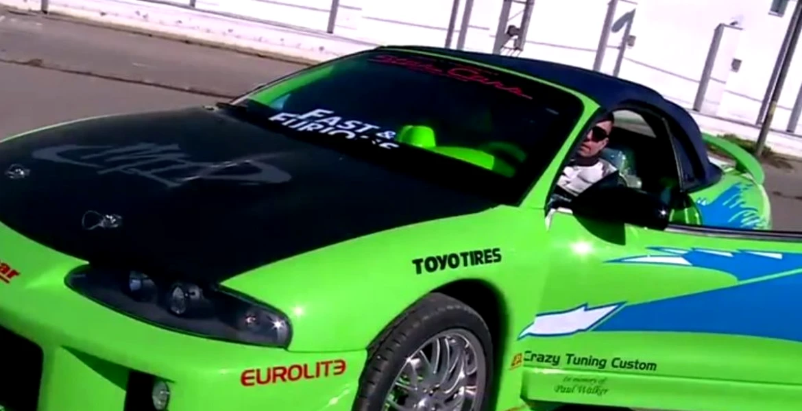 Un român a realizat o replică fidelă a unei maşini de legendă din Fast and Furious – VIDEO