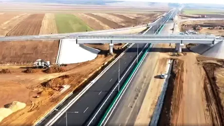 Circulația pe Drumul expres Craiova - Pitești va fi deschisă pe 17 km în 2022