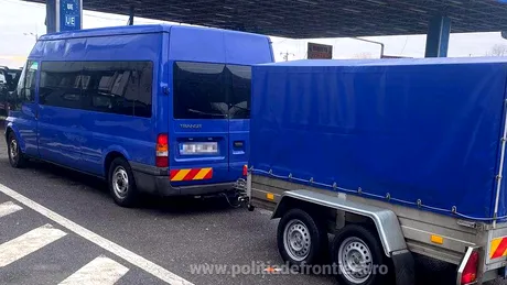 Cum a încercat șoferul unui microbuz să treacă granița în România. A vrut să scape de carantină