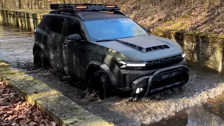 Nemții au pus la treabă Dacia Duster REDUST. Reacții mixte: „Nu poți transforma un măgar într-un cal de curse” - VIDEO