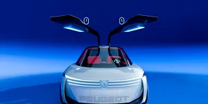 Scaune printate 3D, volan rectangular și portiere de supercar, noul concept Peugeot Polygon – FOTO – VIDEO
