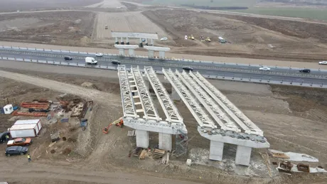 Noi imagini din dronă de pe Loturile 1 și 2 ale șantierelor Autostrăzii de Centură București (A0)