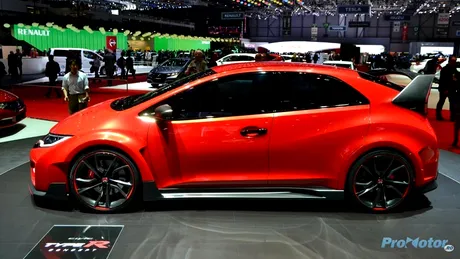 LIVE GENEVA 2014: Honda Civic Type-R Concept dă replica europenelor agresive