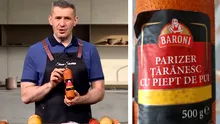 Mănânci parizer Baroni din LIDL? Din ce este făcut, de fapt, potrivit lui Dragoș Pătraru