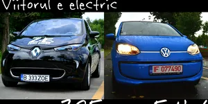 TEST: Renault ZOE vs. Volkswagen e-Up! Ce fel de maşină electrică să aleg?