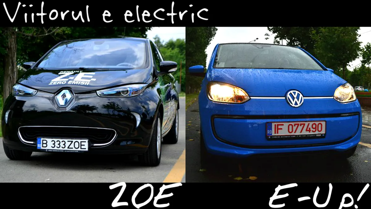 TEST: Renault ZOE vs. Volkswagen e-Up! Ce fel de maşină electrică să aleg?