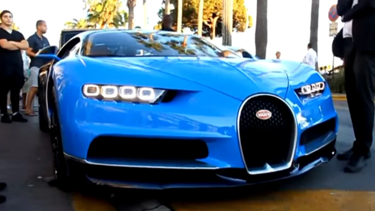 Prima ieşire publică a unui Bugatti Chiron - VIDEO-FOTO