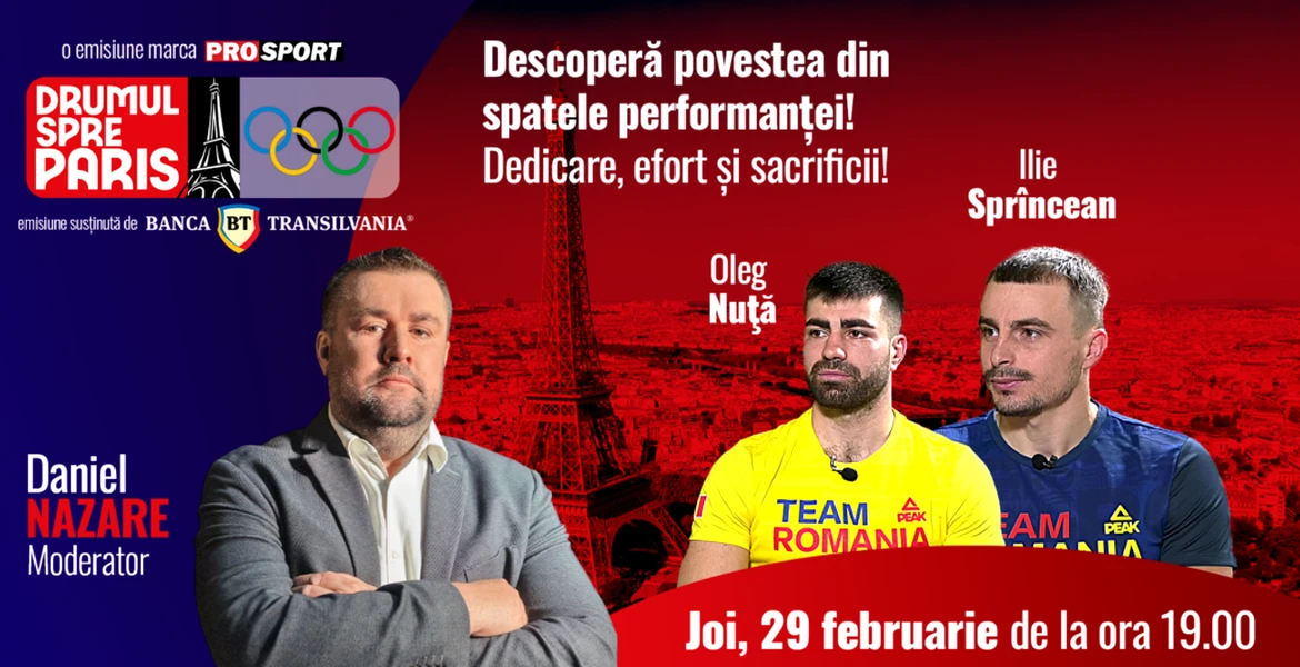 Ilie Sprîncean şi Oleg Nuţă, invitații emisiunii „Drumul spre Paris” de joi, 29 februarie, de la ora 19:00