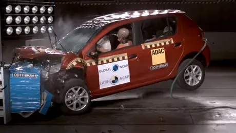 Renault Logan şi Sandero obţin rezultate dezamăgitoare la testele Latin NCAP - VIDEO
