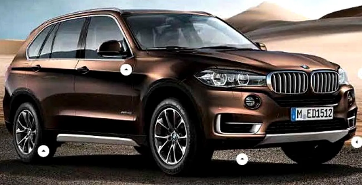 Imagini reale sau photoshop? Primele poze cu noua generaţie BMW X5